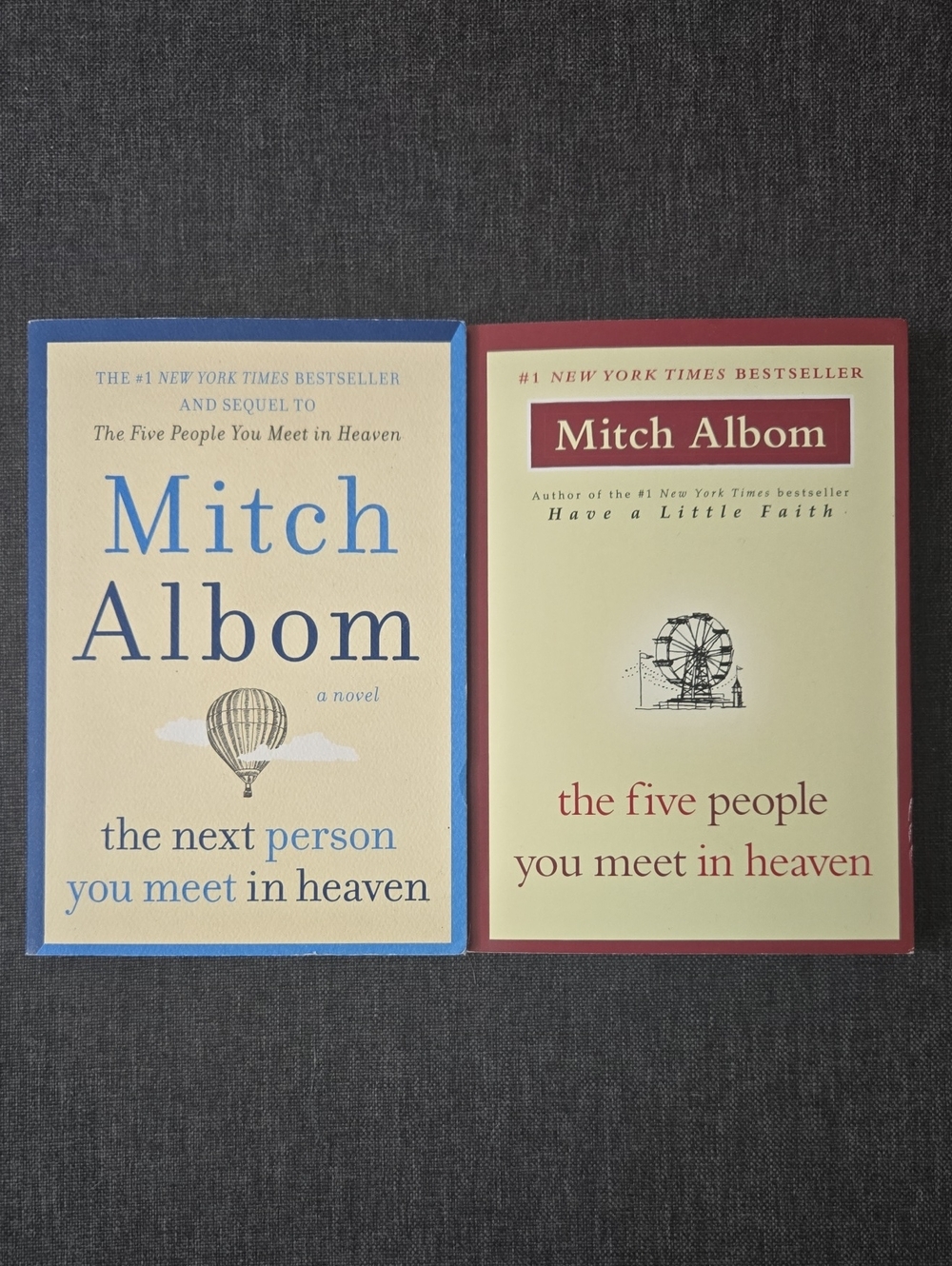 Two Book Set By Mitch Albom
